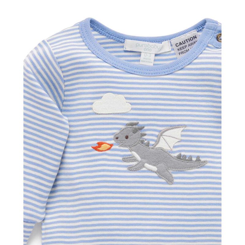 Purebaby Applique Bodysuit image number 2